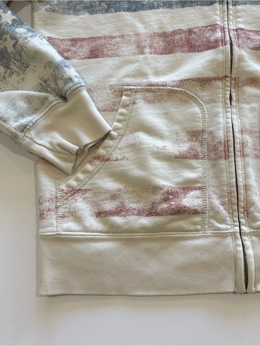 Ralph Lauren Denim & Supply Faded American Flag Hoodie Men M Designer Chief Kief - Picture 10 of 16